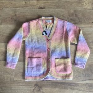 NWT FASHION NOVA KIDS • Rainbow Cardigan • Multiple Sizes